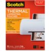 Scotch Thermal Laminating Pouches - Laminating Pouch/Sheet Size: 8.90" Width x 11.40" Length x 5 mil Thickness - Glossy - for Photo, Document, Schedule, Presentation, Phone List, Certificate, Sign, Award, Calendar, Artwork - Double Sided, Photo-safe - Clear - 50 / Pack