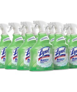 Lysol Multi-Purpose Cleaner with Bleach - Spray - 32 fl oz (1 quart) - 12 / Carton - White