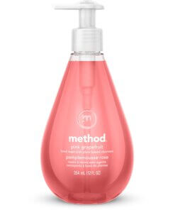 Method Gel Hand Soap - Pink Grapefruit Scent - 12 fl oz (354.9 mL) - Pump Bottle Dispenser - Hand - Pink - Triclosan-free, Non-toxic - 1 Each