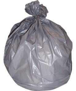 Heritage Super Heavy Gray LLD Can Liners - 60 gal Capacity - 38" Width x 58" Length - 1.10 mil (28 Micron) Thickness - Low Density - Gray - Linear Low-Density Polyethylene (LLDPE) - 100/Carton - Can