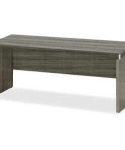 Mayline Medina Credenza - 72" x 20" x 1" x 29.5" - Beveled Edge - Finish: Gray Steel Laminate