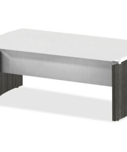 Mayline Desk Base - 1" x 29.7" x 1" x 26" - Beveled Edge - Finish: Gray Steel Laminate