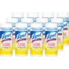 Lysol Lemon/Lime Disinfect Wipes - Wipe - Lemon & Lime Blossom Scent - 7.25" Width x 7" Length - 35 / Canister - 12 / Carton - White