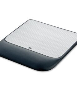 3M Precise Mouse Pad with Gel Wrist Rest - 0.70" x 8.50" x 9" Dimension - Black - Gel - 1 Pack