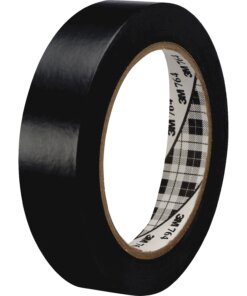 3M General-Purpose Vinyl Tape 764 - 36 yd Length x 1" Width - 5 mil Thickness - Rubber - 4 mil - Polyvinyl Chloride (PVC) Backing - 1 / Roll - Black