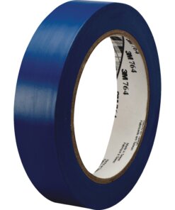 3M General-Purpose Vinyl Tape 764 - 36 yd Length x 1" Width - 5 mil Thickness - Rubber - 4 mil - Polyvinyl Chloride (PVC) Backing - 1 / Roll - Blue