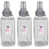 Gojo&reg; Antibacterial Handwash ADX-12 Dispenser Refill - Plum Scent - 42.3 fl oz (1251 mL) - Push Pump Dispenser - Bacteria Remover - Hand, Skin - Clear - Rich Lather - 3 / Carton