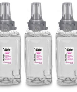 Gojo&reg; Antibacterial Handwash ADX-12 Dispenser Refill - Plum Scent - 42.3 fl oz (1251 mL) - Push Pump Dispenser - Bacteria Remover - Hand, Skin - Clear - Rich Lather - 3 / Carton