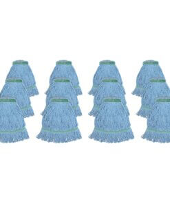 Genuine Joe Narrow Band Medium Mophead - Rayon, Cotton - 12 / Carton