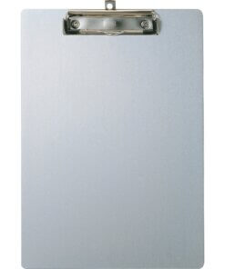 Officemate Aluminum Clipboard - 8 1/2" x 11" - Aluminum - Silver - 1 Each