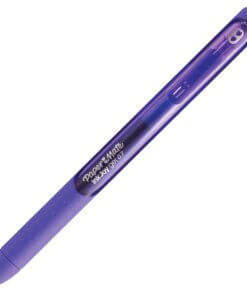 Paper Mate InkJoy Gel Pen - 0.7 mm Pen Point Size - Retractable - Purple - Purple Barrel - 1 Dozen