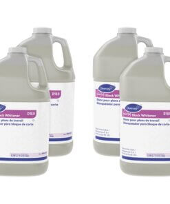 Diversey Suma Block Whitener - Ready-To-Use Liquid - 128 fl oz (4 quart) - Chlorine Scent - 4 / Carton - Yellow