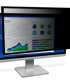 3M Framed Privacy Filter Black - For 20" Widescreen LCD Monitor - 16:9 - Scratch Resistant, Dust Resistant
