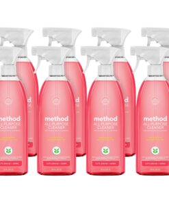 Method All-Purpose Cleaner - Spray - 28 fl oz (0.9 quart) - Pink Grapefruit Scent - 8 / Carton - Light Pink