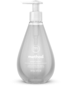 Method Gel Hand Soap - Sweet Water Scent - 12 fl oz (354.9 mL) - Pump Bottle Dispenser - Bacteria Remover - Hand - Clear - Non-toxic, Triclosan-free, pH Balanced, Anti-irritant - 6 / Carton