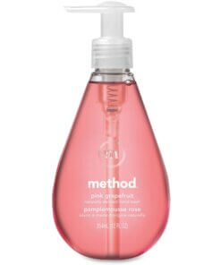 Method Gel Hand Soap - Pink Grapefruit Scent - 12 fl oz (354.9 mL) - Pump Bottle Dispenser - Hand - Pink - Non-toxic, Triclosan-free - 6 / Carton