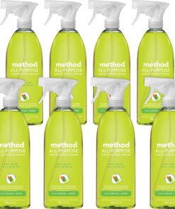 Method All-Purpose Cleaner - Spray - 28 fl oz (0.9 quart) - Lime + Seasalt Scent - 8 / Carton - Lime
