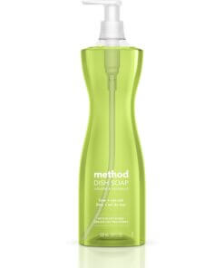 Method Dish Soap - Liquid - 18 fl oz (0.6 quart) - Lime + Seasalt Scent - 6 / Carton - Light Willow Green