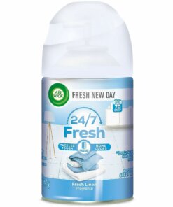 Air Wick Freshmatic Ultra Automatic Spray Refills w/Essential Oils - Spray - 5.90 oz - Fresh Linen - 60 Day - 6 / Carton