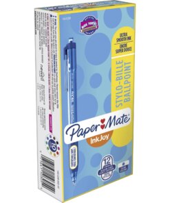 Paper Mate Inkjoy 300 RT Ballpoint Pens - 1 mm Pen Point Size - Retractable - Blue - Blue Barrel - 1 Dozen