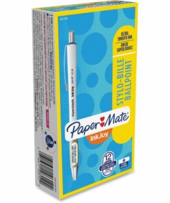 Paper Mate InkJoy 700 RT Ballpoint Pens - 1 mm Pen Point Size - Retractable - Blue - White Barrel - 12 Dozen