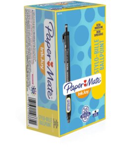 Paper Mate Inkjoy 300 RT Ballpoint Pens - 1 mm Pen Point Size - Retractable - Black - Black Barrel - 36 / Pack