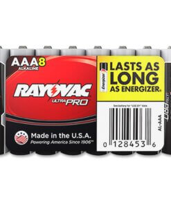 Rayovac Ultra Pro Alkaline AAA Battery 8-Packs - For Multipurpose - AAA - 1.5 V DC - 12 / Carton