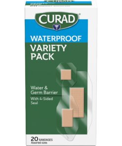 Curad Assorted Waterproof Transparent Bandages - 20/Box - Transparent - Polyurethane