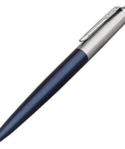 Parker Jotter Ballpoint Pen - Medium Pen Point - Refillable - Blue - Royal Blue Stainless Steel Barrel - 1 Each