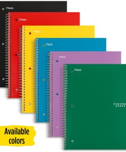 Five Star Wirebound Wide Rule 1-Subject Notebook - 100 Sheets - Wire Bound - Wide Ruled - 8" x 10 1/2" - NavyPlastic Cover - 1 Each