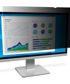 3M Privacy Filter Black, Matte - For 34" Widescreen LCD Monitor - 21:9 - Scratch Resistant, Fingerprint Resistant, Dust Resistant - Anti-glare