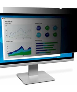 3M Privacy Filter Black, Matte - For 34" Widescreen LCD Monitor - 21:9 - Scratch Resistant, Fingerprint Resistant, Dust Resistant - Anti-glare