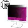 3M High Clarity Privacy Filter Black, Glossy - For 21.5" Widescreen LCD Monitor - 16:9 - Scratch Resistant, Dust Resistant