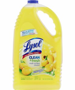 Lysol Clean/Fresh Lemon Cleaner - Liquid - 144 fl oz (4.5 quart) - Clean & Fresh Lemon Scent - 1 Each - Yellow