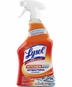 Lysol Kitchen Pro Antibacterial Cleaner - Liquid - 22 fl oz (0.7 quart) - Fresh Citrus Scent - 1 Each - Clear