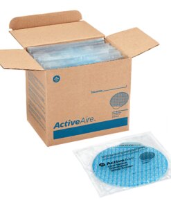 ActiveAire Low-Splash Deodorizer Urinal Screens - Lasts upto 30 Days - Deodorizer - 12 / Carton - Blue