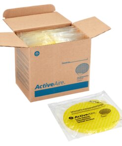 ActiveAire Low-Splash Deodorizer Urinal Screens - Deodorizer - 12 / Carton - Yellow