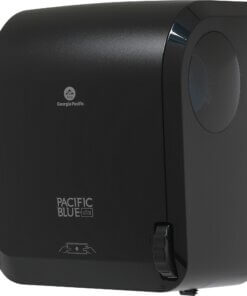 Pacific Blue Ultra Mechanical High-Capacity Paper Towel Dispenser - 16" Height x 12.9" Width x 8.9" Depth - Black - Durable, Heavy Duty, Touch-free - 1 Each