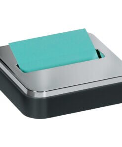 Post-it&reg; Note Dispenser - 3" x 3" Note - 45 Sheet Note Capacity - Black