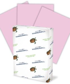 Hammermill Colors Recycled Copy Paper - Lilac - Letter - 8 1/2" x 11" - 20 lb Basis Weight - Smooth - 5 / Carton500 Ream per Case) - FSC - Jam-free, Archival-safe, Acid-free