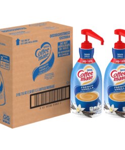 Coffee mate French Vanilla Gluten-Free Liquid Creamer - Pump Bottle - French Vanilla Flavor - 50.72 fl oz (1.50 L) - 2/Carton - 600 Serving