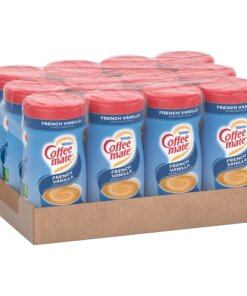 Coffee mate French Vanilla Gluten-Free Powdered Creamer - French Vanilla Flavor - 15 oz Canister - 12 / Carton