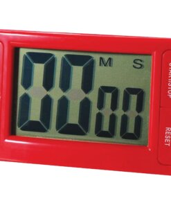Ashley Big Red Digital Timer - Desktop - For Kitchen - Red