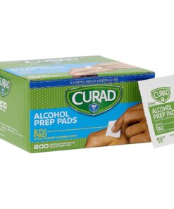 Curad Sterile Alcohol Swabs - 1" Width x 1" Depth Length - 200 / Box