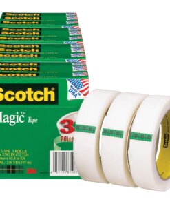 Scotch Magic Tape - 72 yd Length x 1" Width - 3" Core - 12 / Bundle - Matte Clear