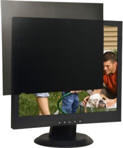 Business Source 17" Monitor Blackout Privacy Filter Black - For 17"LCD Monitor - 5:4 - Anti-glare - 1 Pack