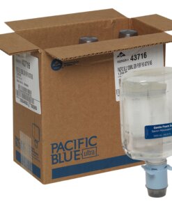 Pacific Blue Ultra Automated Touchless Gentle Foam Hand Soap Dispenser Refills - 40.6 fl oz (1200 mL) - Touchless Dispenser - Dirt Remover, Bacteria Remover - Hand - Clear - Dye-free, Fragrance-free, pH Balanced, Rich Lather, VOC-free, Bio-based - 3 / Carton
