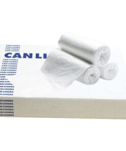 Heritage Multipurpose Design Clear Can Liner - 22" Width x 25" Length - Low Density - Clear - Linear Low-Density Polyethylene (LLDPE) - 10/Carton - 50 Per Roll - Multipurpose