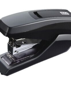 MAX HD-55FL Half-strip Stapler - 35 of 80g/m² Paper Sheets Capacity - 100 Staple Capacity - Half Strip - 24/6mm, 26/6mm Staple Size - Gray, Black