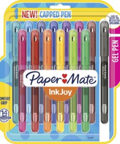 Paper Mate InkJoy Gel Stick Pens - Medium Pen Point - Assorted Gel-based Ink - 14 / Pack